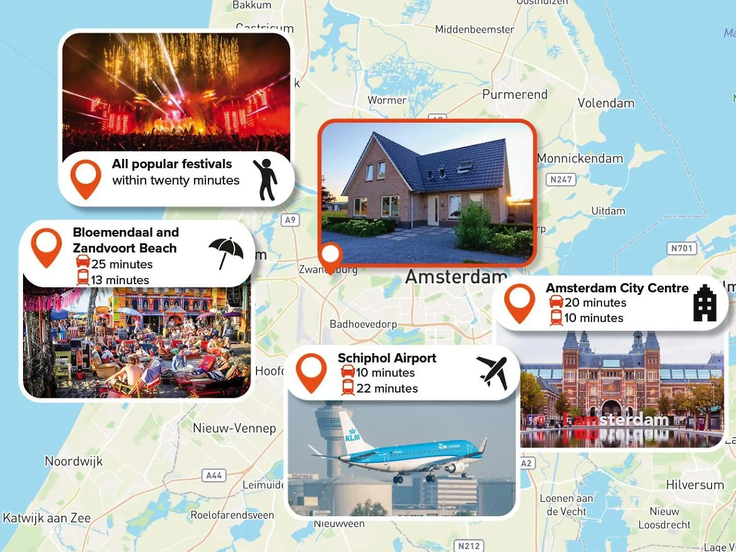 Vila Amsterdam Group Stay - 26 Beds - Jacuzzi & Sauna Zwanenburg
