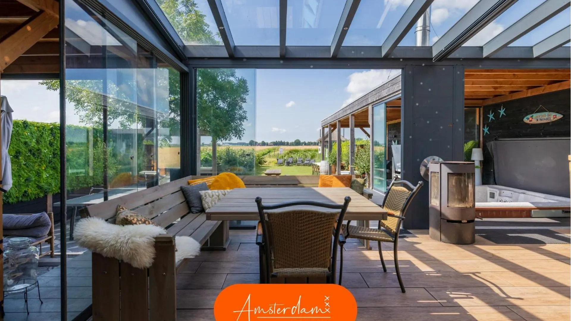Amsterdam Group Stay - 26 Beds - Jacuzzi & Sauna Zwanenburg 0*,  Netherlands